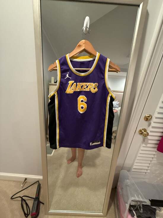 Jordan Other - Nike Jordan Los Angeles Lakers LeBron James 6 Swingman Jersey Youth Large
